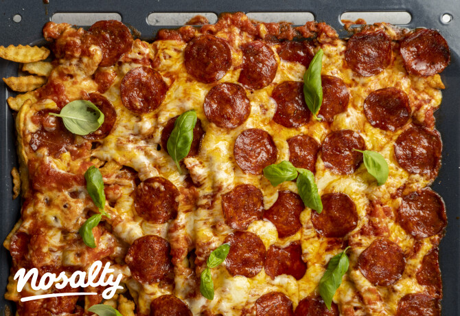 Sültkrumplipizza