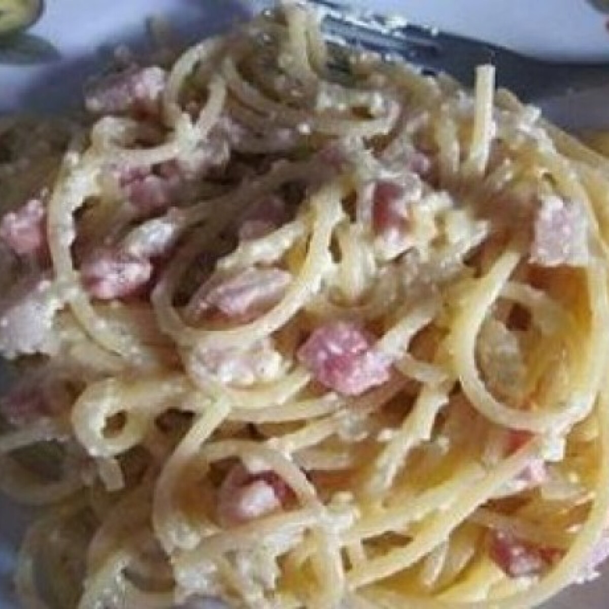 Ezen a képen: A legegyszerűbb Spaghetti alla Carbonara