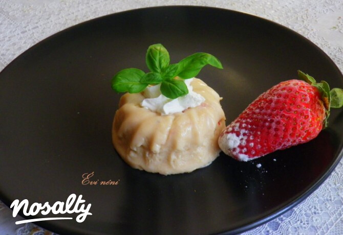 Rebarbarás panna cotta