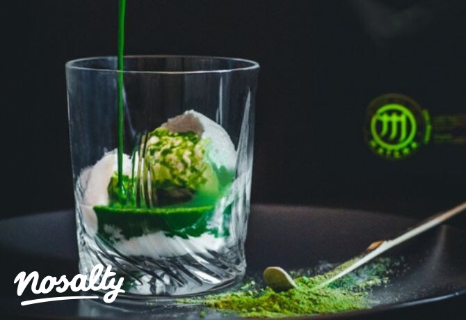 Matcha affogato