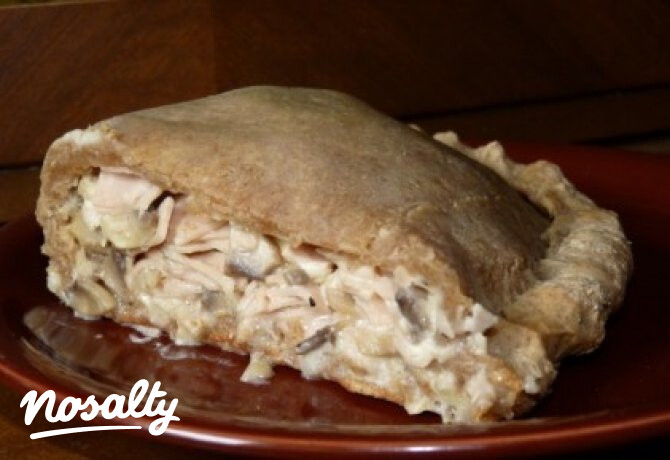 Calzone 3. - sonkás-gombás