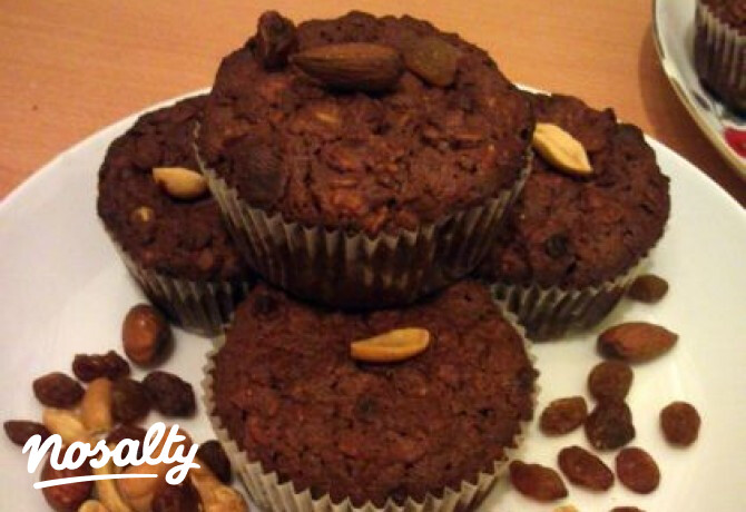 Almás-zabpelyhes fitnesz muffin