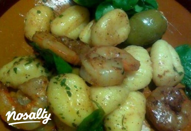 Gnocchi garnélarákkal