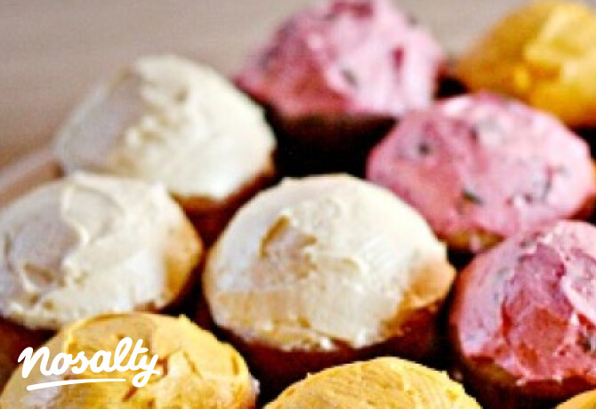 Vaníliás és puncsos cupcake