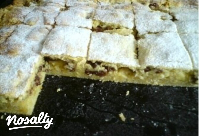 Almás pite 16. - diós, mazsolás