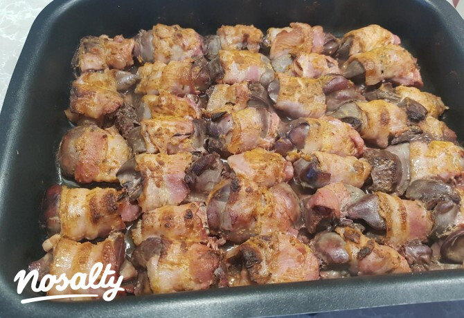 Baconbe göngyölt csirkemáj janettaylor konyhájából