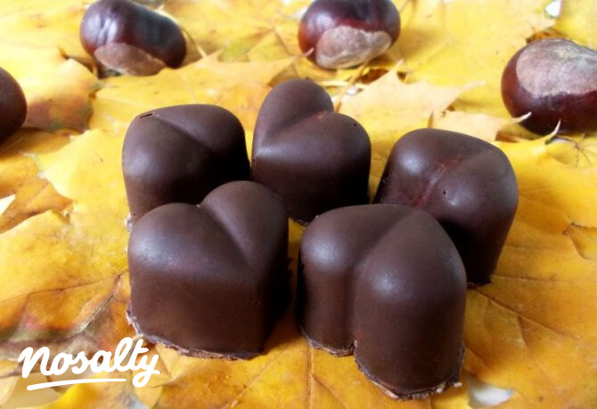 Szívecskés gesztenye bonbon