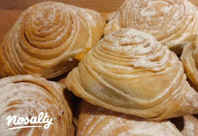 Vaníliás sfogliatelle