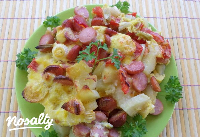 Burgonyás omlett