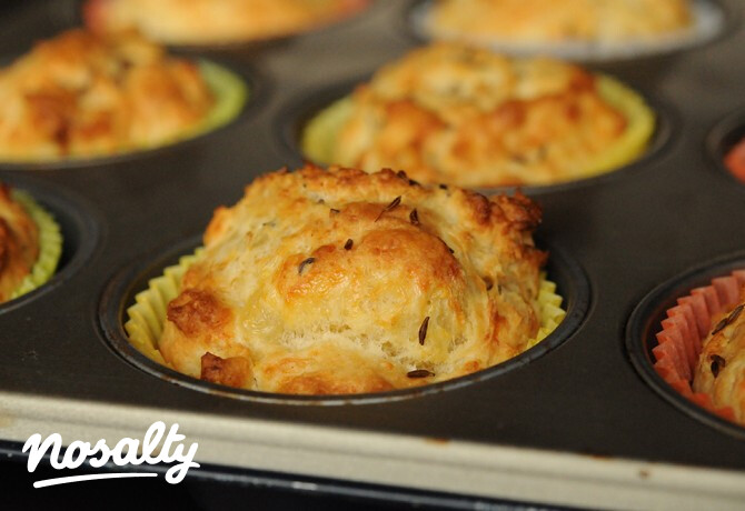Sajtos muffin