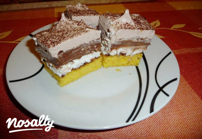 Whisky-s nutellás-csokoládés süti