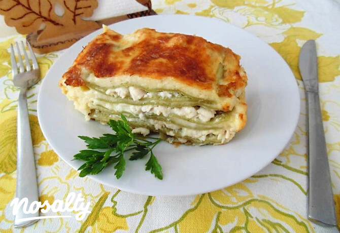 Lasagne Provence-i módra