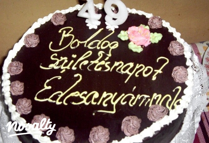 Születésnapi csokitorta