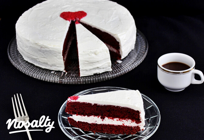 Red Velvet torta (Vörösbársonytorta)