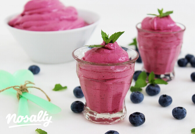Áfonyás mousse Gizitől