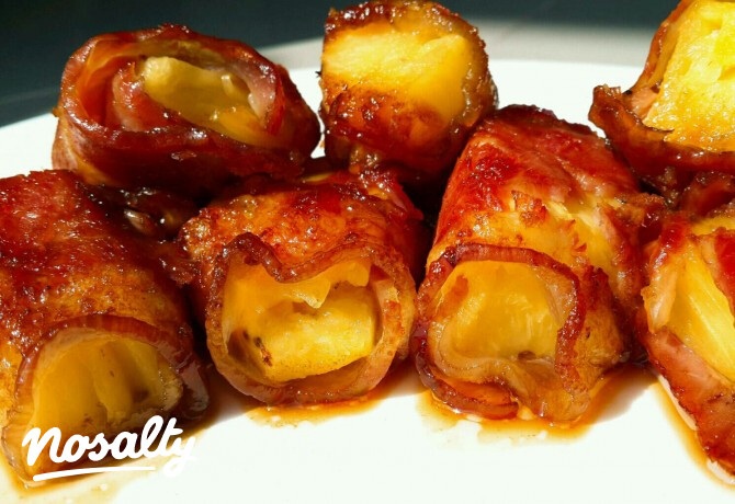 Ananászos bacon falatok