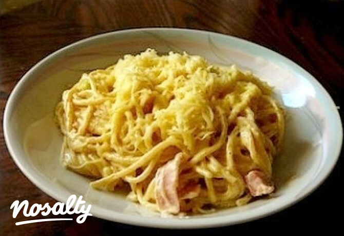 Spagetti carbonara 5.