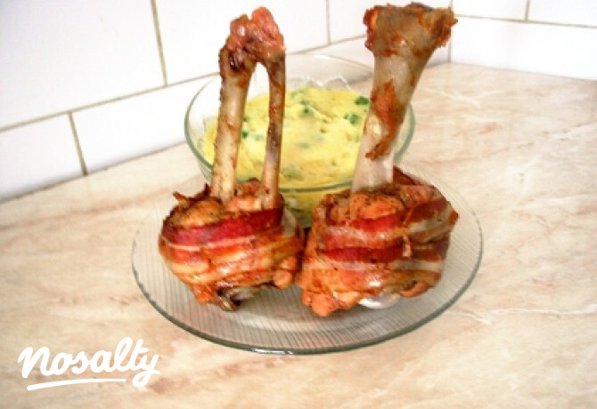 Sült baconös pulykabuzogány Gabystól
