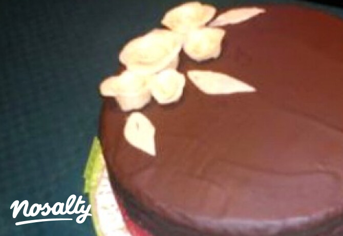 Oroszkrém torta csokiba burkolva