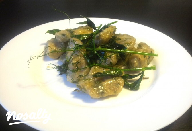 Tavaszi zöld gnocchi