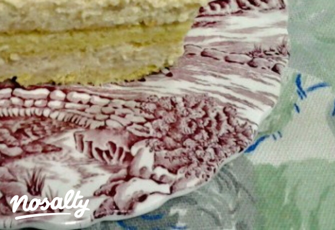 Karamellás rumos szelet