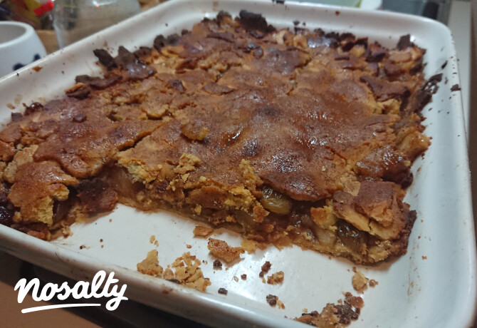 Gluténmentes, laktózmentes, fűszeres almás pite