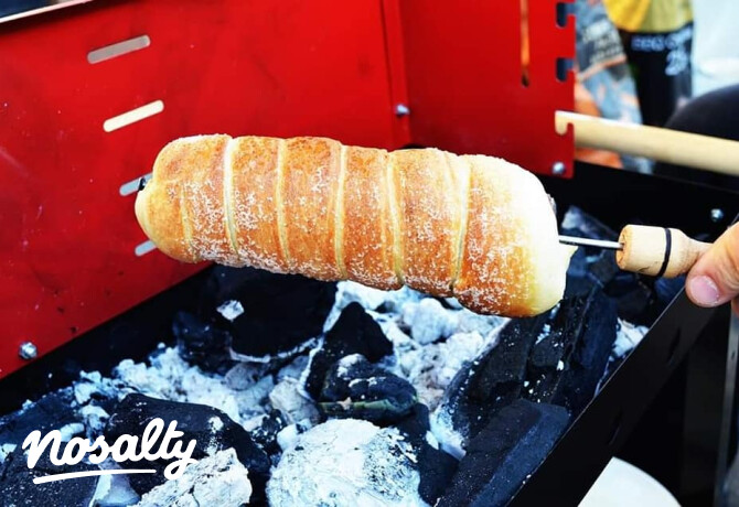 Kürtőskalács grill sütőn