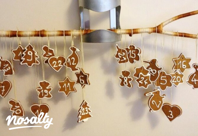 Adventi mézeskalács naptár Usikától