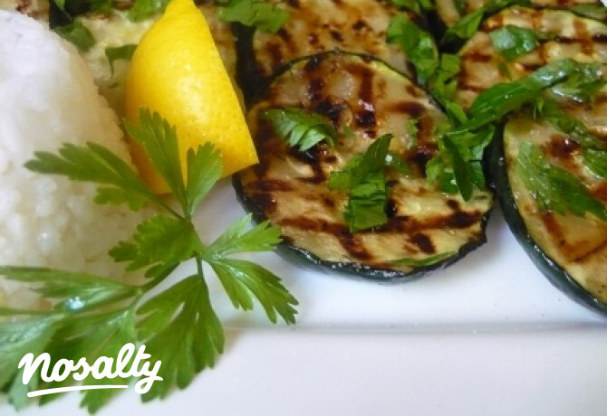 Grillezett cukkinikorongok