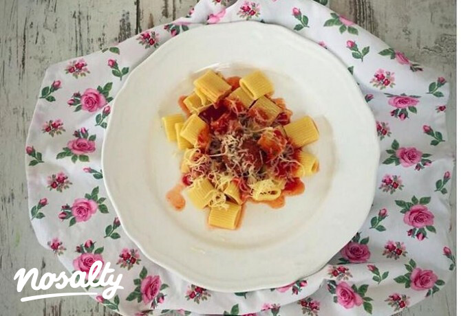 Rigatoni húsgolyókkal