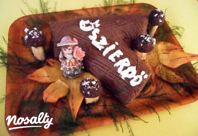 Őszi erdő fatörzs