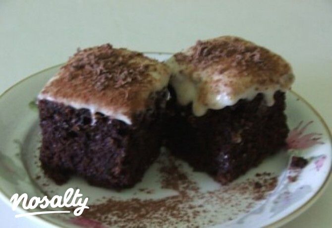 Brownie 15.-narancsos krémsajttal