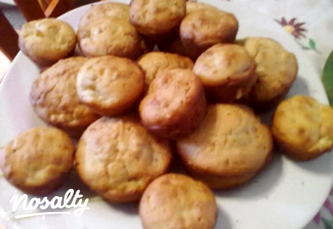 Almás-müzlis muffin
