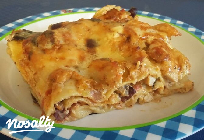 Zöldséges hamis lasagne