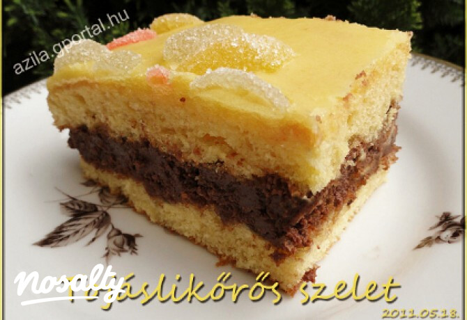Tojáslikőrös szelet