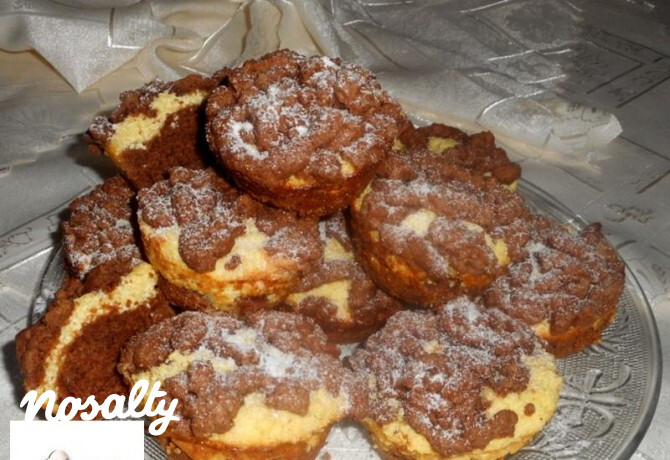 Reszelt túrós muffin