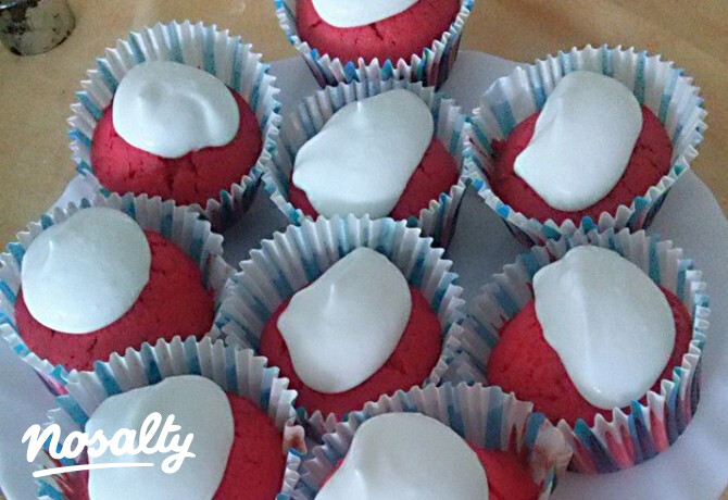 Red Velvet muffin Zita konyhájából