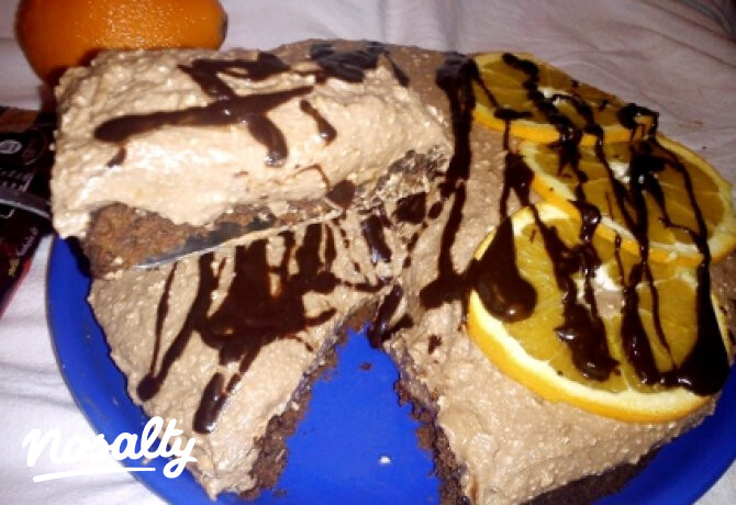 Narancsos csokoládétorta