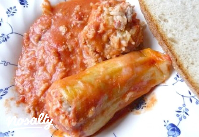 Töltött paprika édesítőszerrel