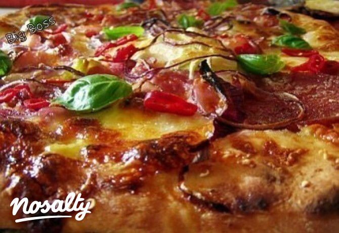 Pizza alla Boss - kövön sütött