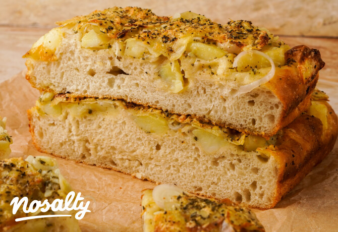 Krumplis focaccia