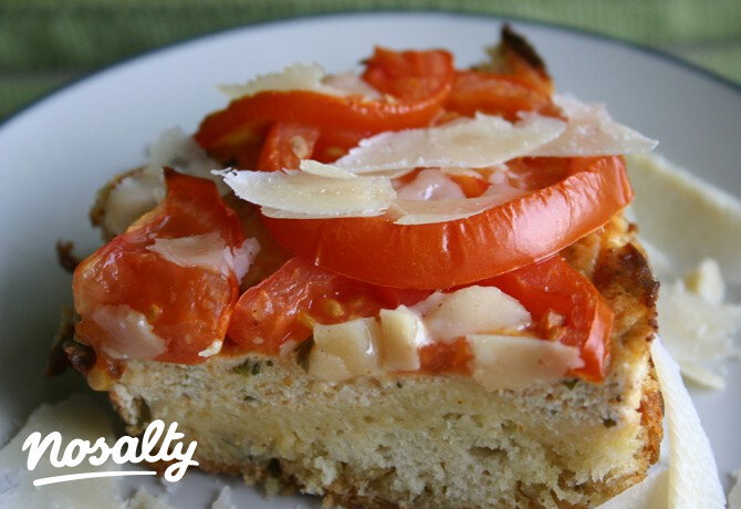Ricottás parmezántorta