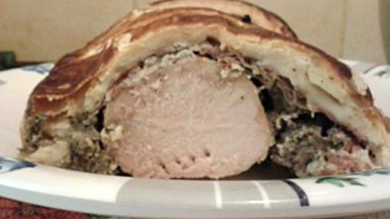 Borjú fehérpecsenye Wellington módra