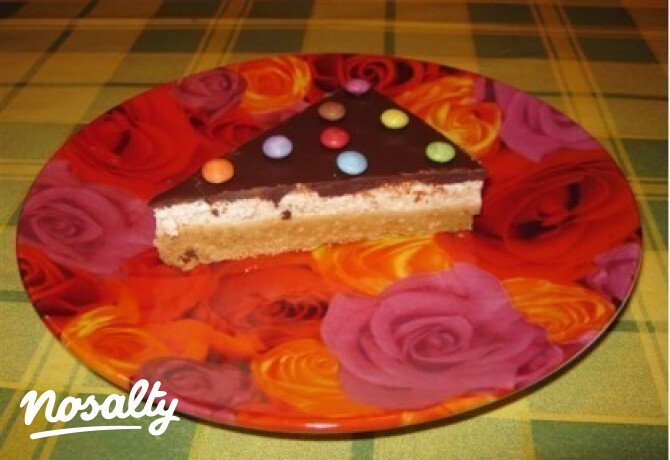 Túrós-gesztenyés torta