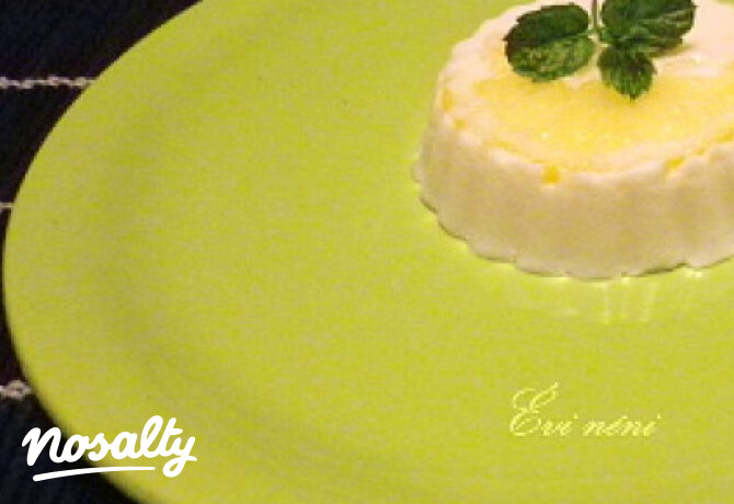 Limoncellós panna cotta