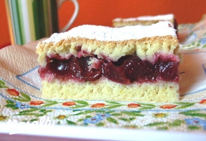 Fűszeres meggyes pite Andi konyhájából