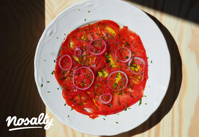 Paradicsom carpaccio