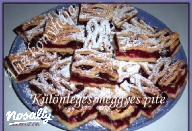 Puszedlis meggyes pite