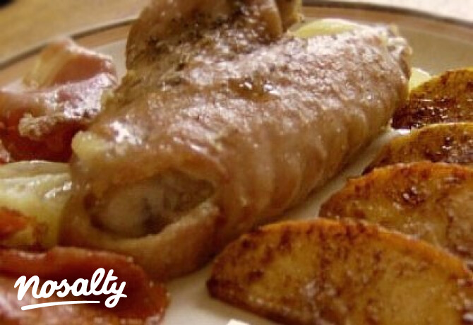 Sült pulyka fahéjas sült almával