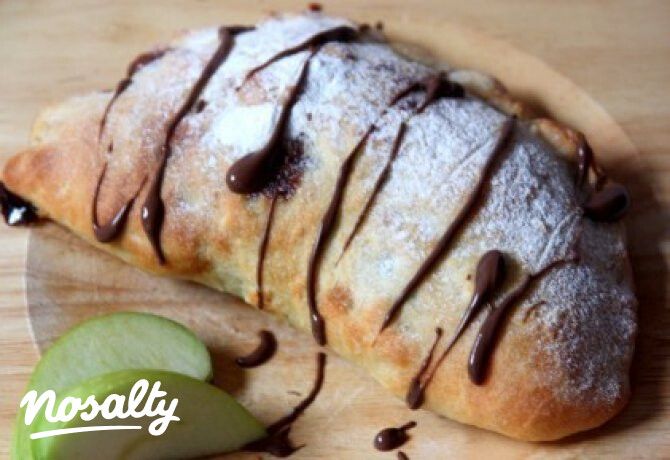 Calzone 2. - nutellás-almás